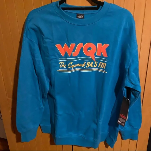 WSQK 94.5 FM Sweatshirt / Size Large - Picture 1 of 14